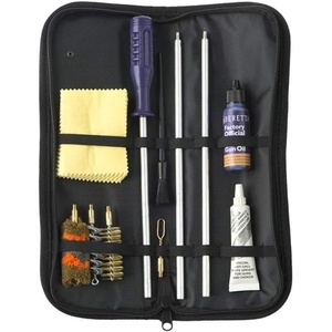 image:imageBeretta Hunting Shooting Field Pouch Complete Cleaning Kit Zippered Portable Case with Cleaning Rods Brushes amp OilBlack